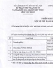 Information note for payment of enterprise registration fees